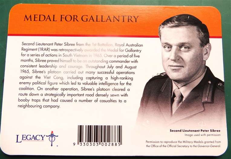 2017 Royal Australian Mint - Medal for Gallantry UNC Commemorative Coin