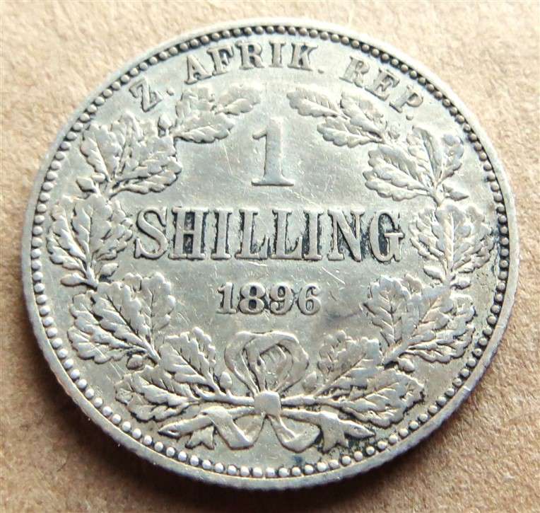 ZAR 1896 Silver 1/ Shilling