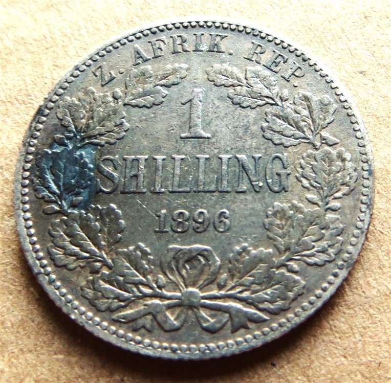 ZAR 1896 Silver 1/ Shilling
