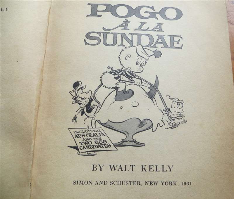 1957 Pogo - Walt Kelly - A La Sundae - 1st Printing