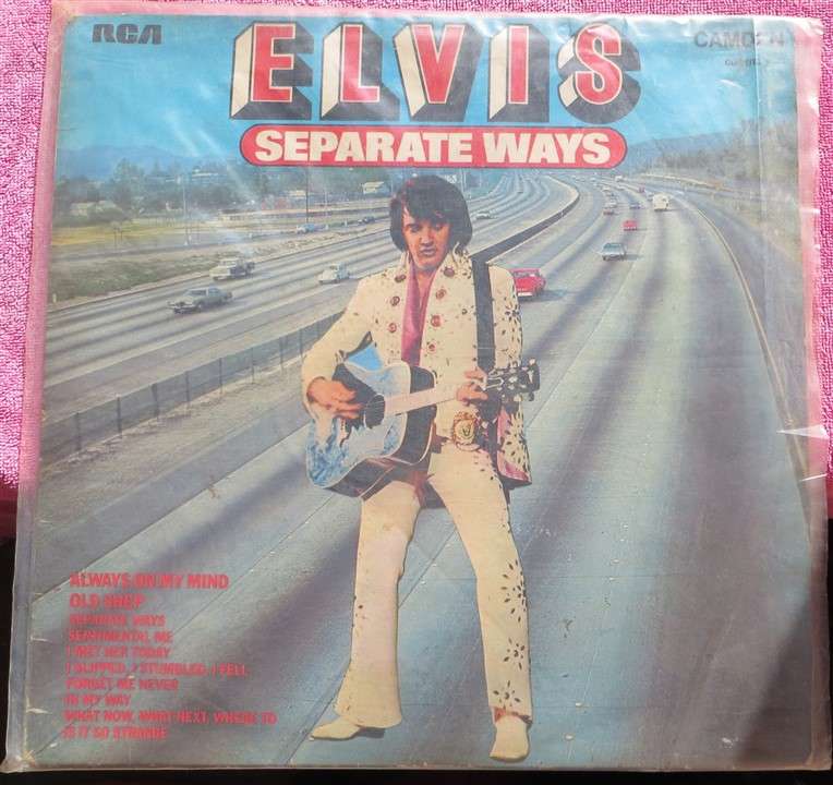 Elvis - Seperate Ways - Vinyl LP - VG