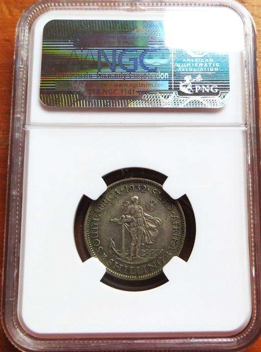 1932 Silver 1/ Shilling VF20 NGC Graded Coin