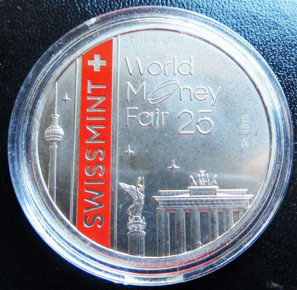 SwissMint - Berlin World Money Fair 25 Medallion