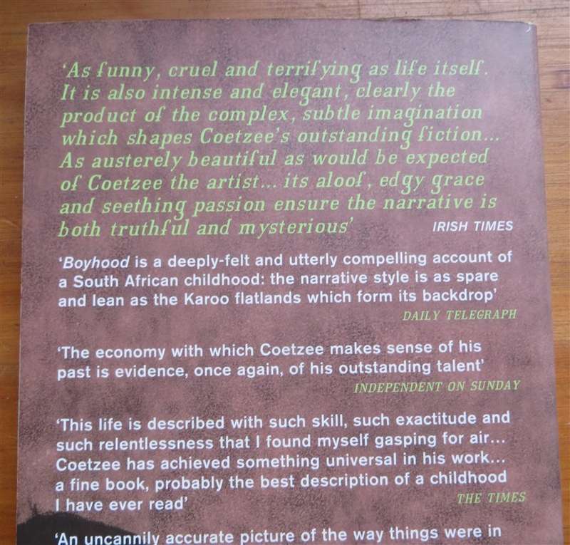 J.M Coetzee - Boyhood - 1998