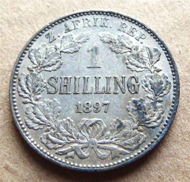 ZAR 1897 Silver 1/ Shilling
