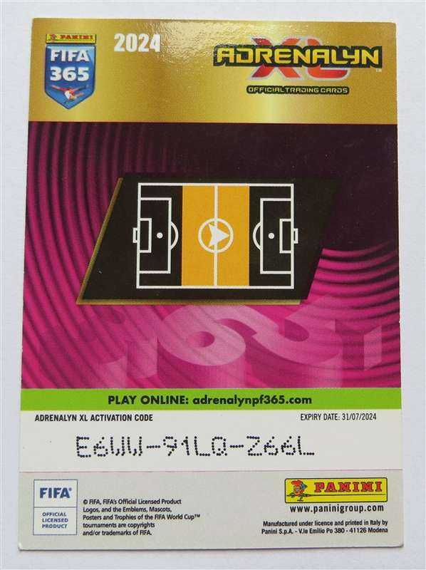 Panini FIFA 365 Trading Card Alexis Saelemaekers