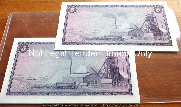 2 x T.W De Jongh R5 Notes F prefix - bid per note
