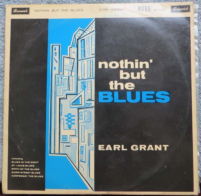 Nothin but the Blues - Earl Grant - Vintage Vinyl LP - VG