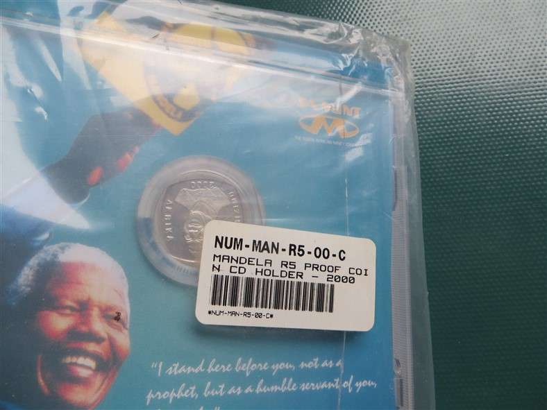 Nelson Mandela SA Mint CD Issue R5 Coin