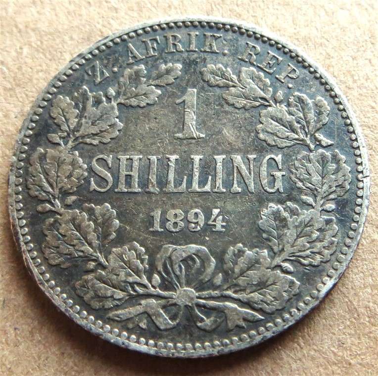 ZAR 1894 Silver 1/ Shilling