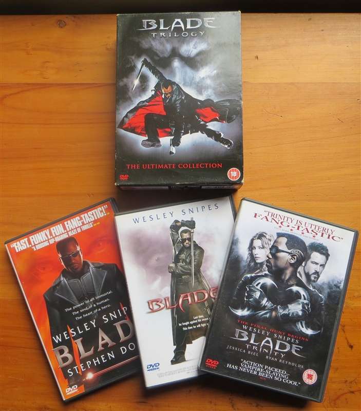 The Blade Trilogy DVD Box set - 5 Discs  - 1 Bid for All