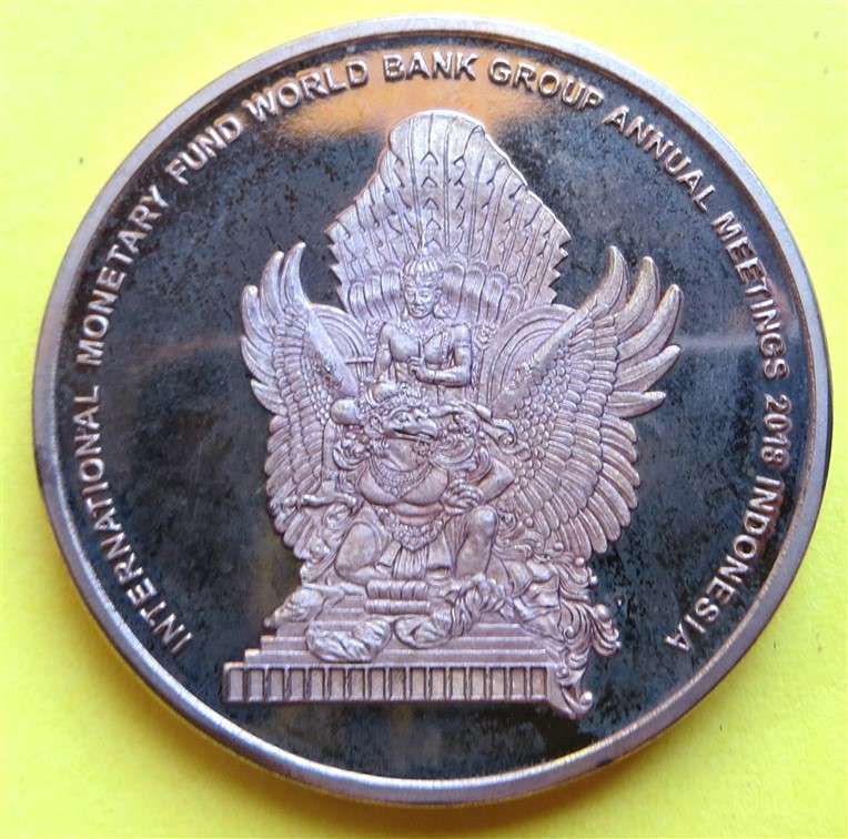IMF World Bank Group Annual Meeting Medallion - 2018 Indonesia