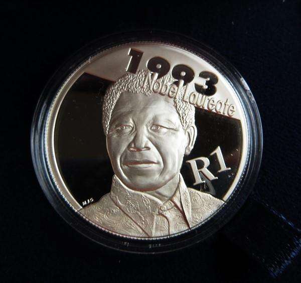 2007 Nelson Mandela Protea Silver Proof R1
