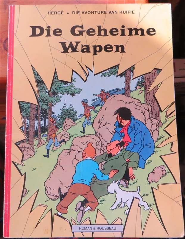 Tintin/Kuifie - Die Geheime Wapen -  Herge - Afrikaans Comic