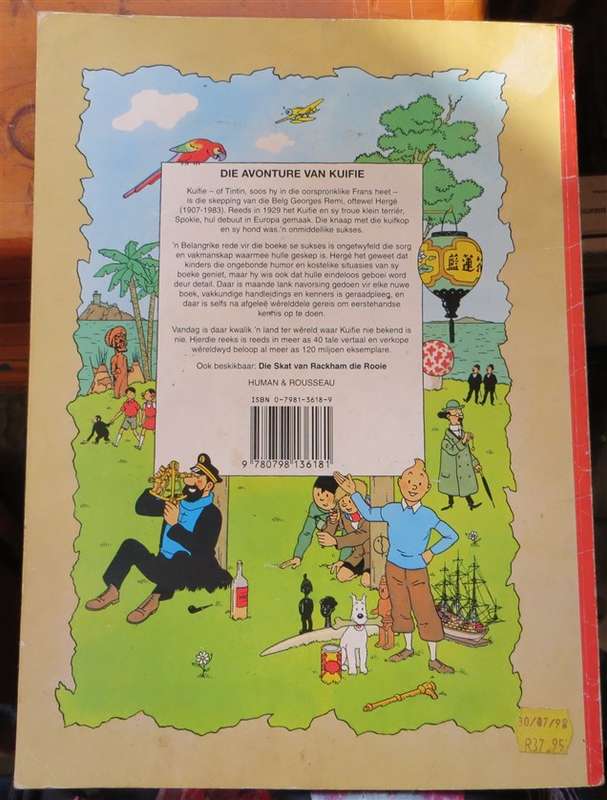 Tintin/Kuifie - Die Geheime Wapen -  Herge - Afrikaans Comic