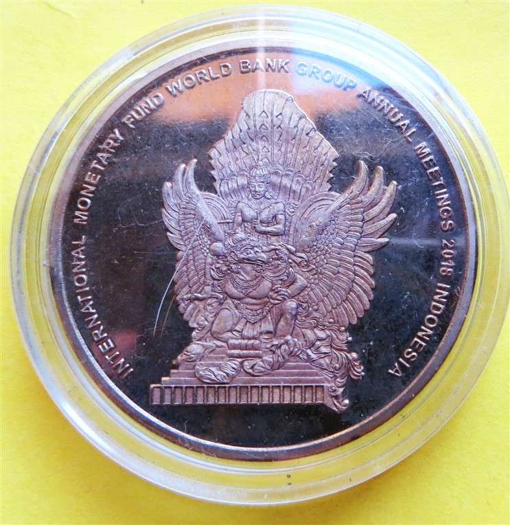 IMF World Bank Group Annual Meeting Medallion - 2018 Indonesia