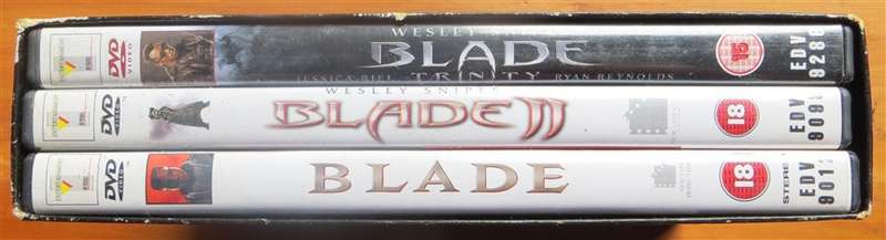 The Blade Trilogy DVD Box set - 5 Discs  - 1 Bid for All