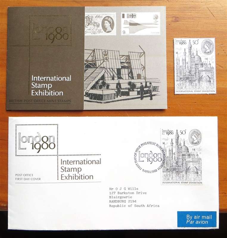 1980 London Stamp & Cover