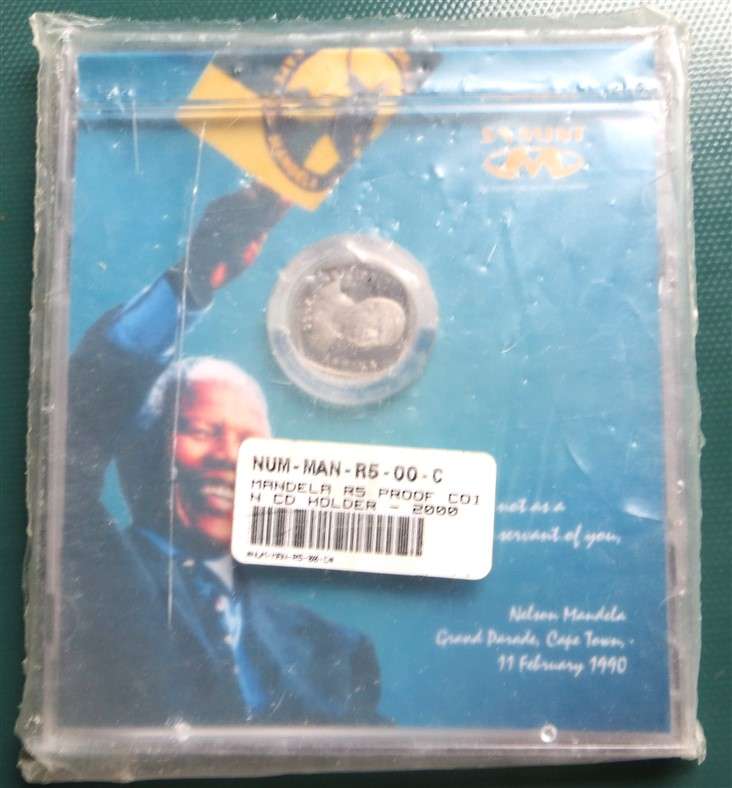 Nelson Mandela SA Mint CD Issue R5 Coin
