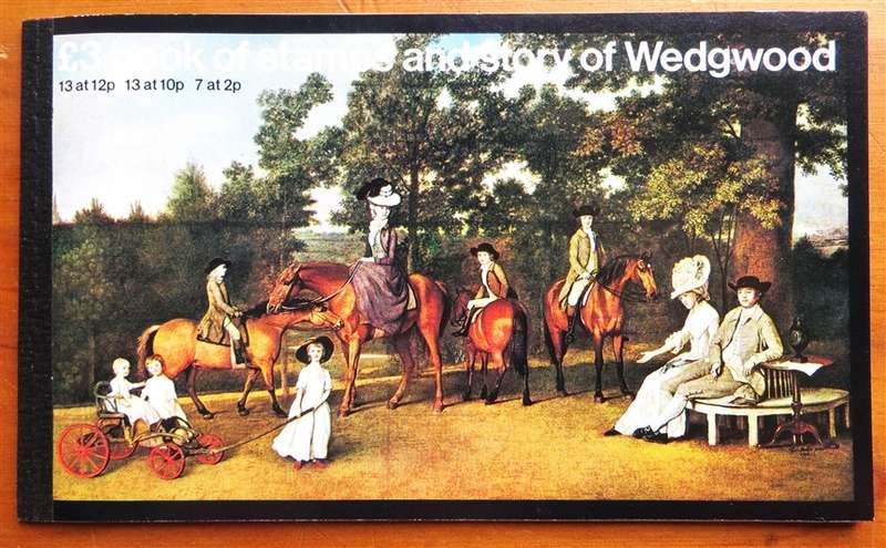 Wedgwood  Stamp Booklet & Cover