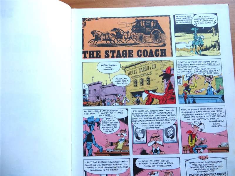 Dalton City - Vintage 1973 Hardcover - Lucky Luke - Morris & Goscinny Comic