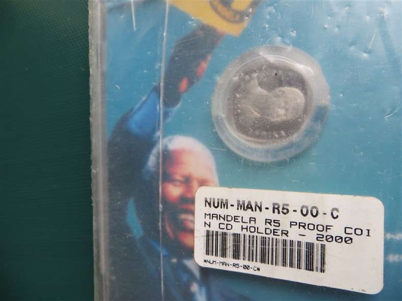 Nelson Mandela SA Mint CD Issue R5 Coin