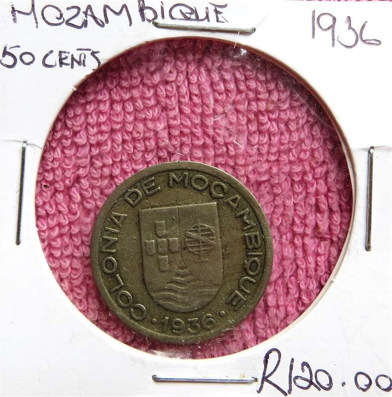1936 Mozambique 50 Cents