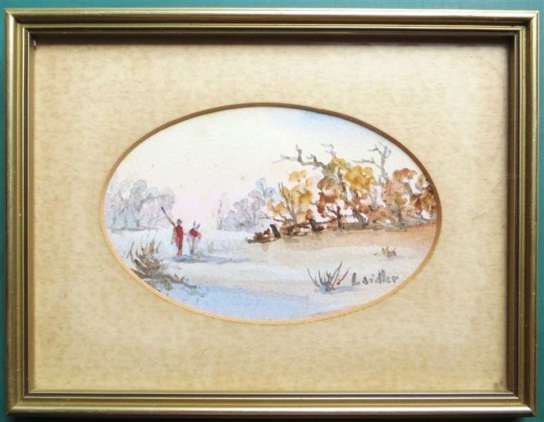 Original Laidler - Framed Watercolour Painting