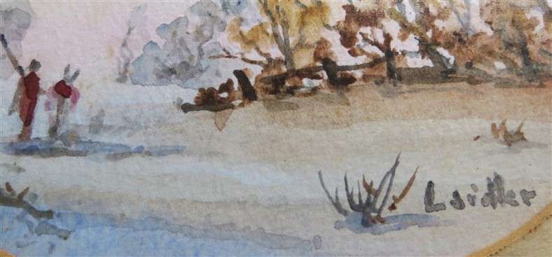 Original Laidler - Framed Watercolour Painting