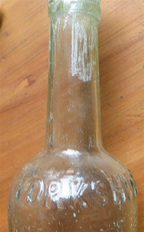Goodall Backhouse & Co. Yorkshire Relish Antique Glass Bottle
