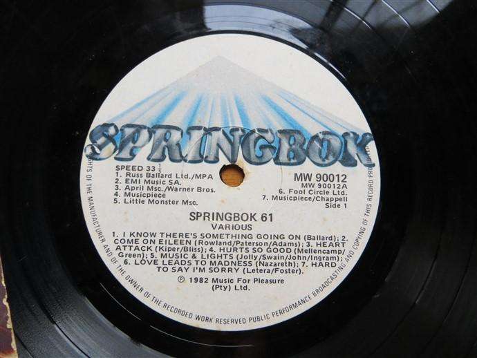 Vintage LP - Springbok 61