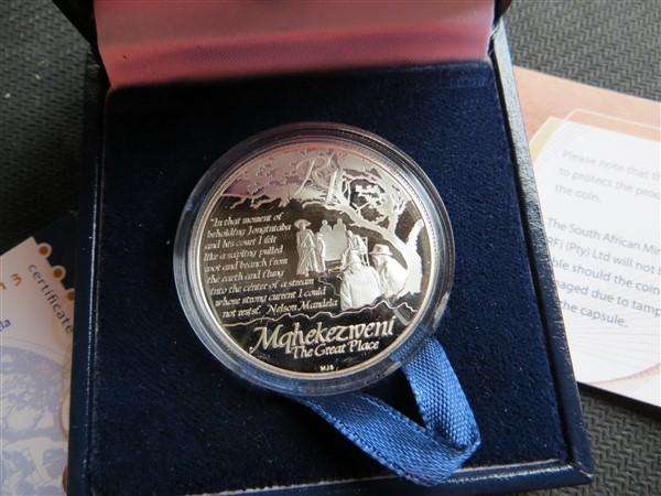 2013 Nelson Mandela Silver Proof R1