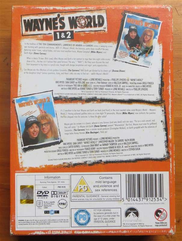 Wayne's World 1&2 Party On DVD Box Set