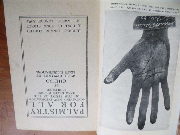1916 - Cheiro's Palmistry for All - Scarce Book