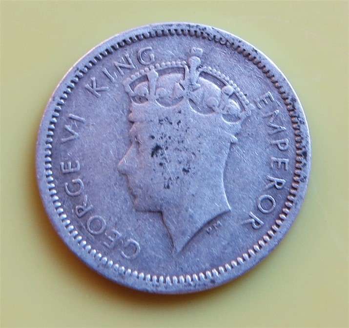 1937 Southern Rhodesia 3d Silver Coin