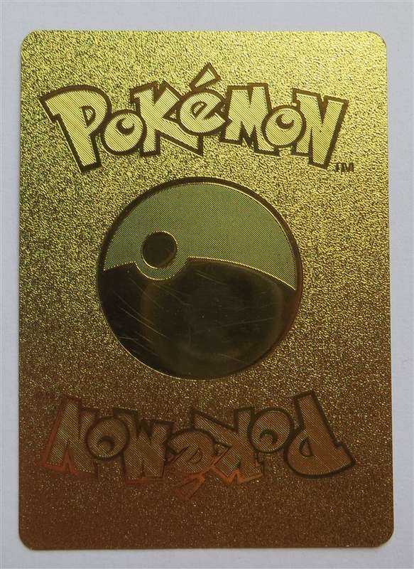 Pokemon Gold Flying Pikachu Card
