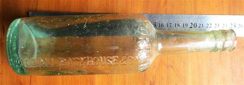 Goodall Backhouse & Co. Yorkshire Relish Antique Glass Bottle