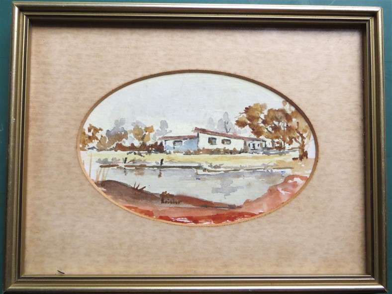 Original Laidler - Framed Watercolour Painting