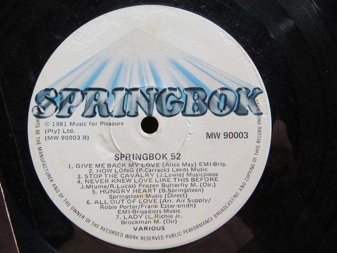 Vintage LP - Springbok 52
