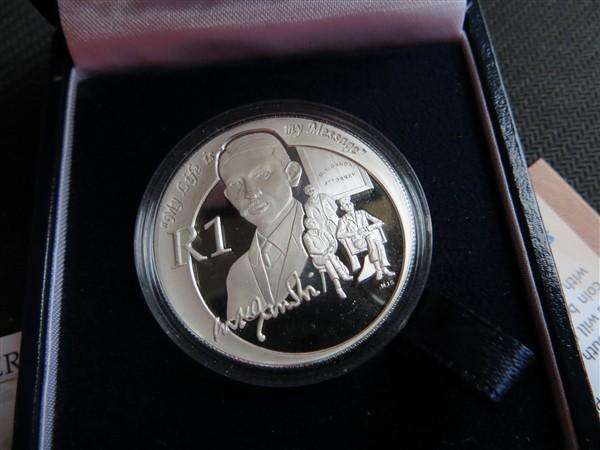 2008 Gandhi Protea Silver Proof R1