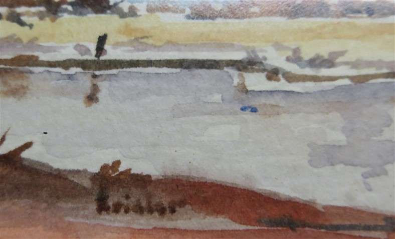 Original Laidler - Framed Watercolour Painting