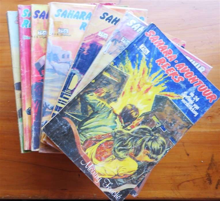 25 x Sahara Avontuur Reeks Softcover Books