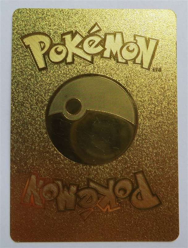 Pokemon Gold Flying Pikachu Card