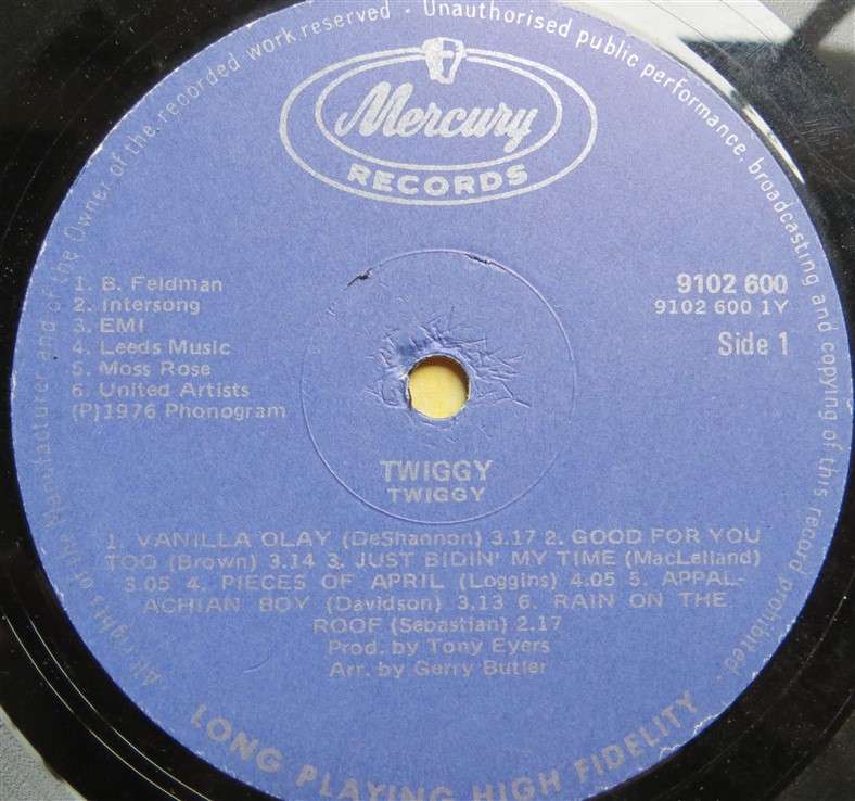 Twiggy - Vintage LP - VG