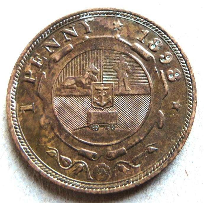 1898 ZAR 1d Penny