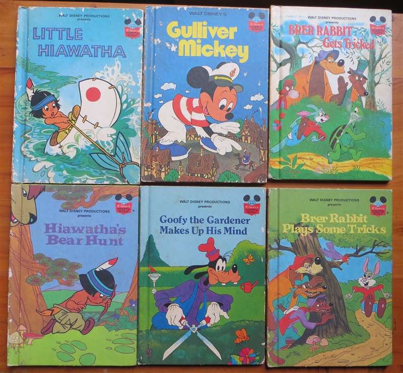 Disney Bundle of 6 x hardcover titles - See Condition - 1 bid for all