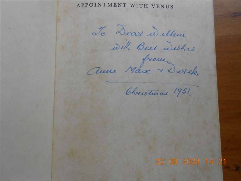 Appointment with Venus - Jerrard Tickell - Hardcover 1st Ed. 1951