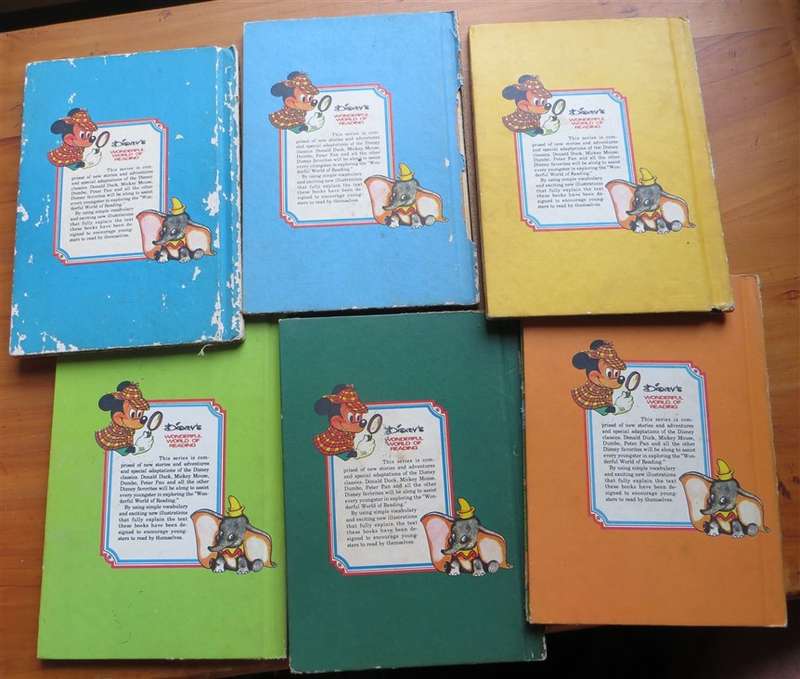 Disney Bundle of 6 x hardcover titles - See Condition - 1 bid for all