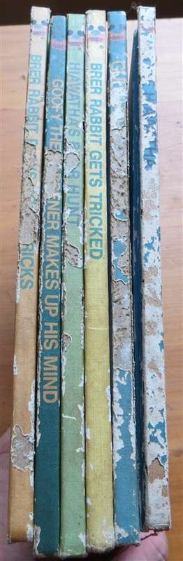 Disney Bundle of 6 x hardcover titles - See Condition - 1 bid for all