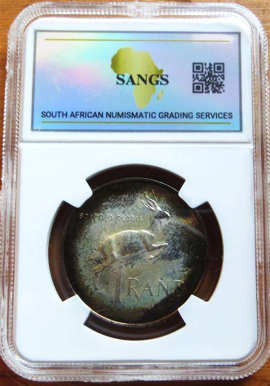 1968 RSA R1 Proof PF64 English - Incorrectly graded Donges